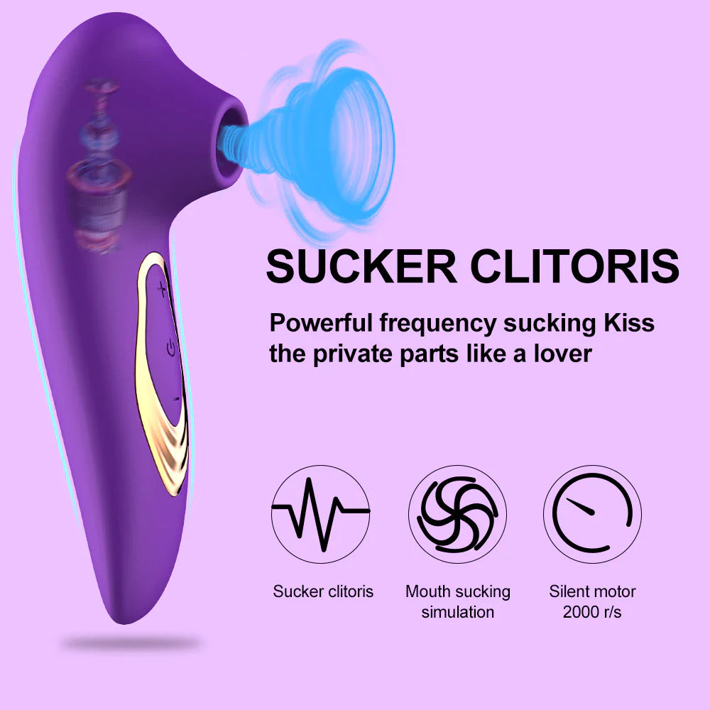 Clitoral and G-Spot Sucking Vibrator - Female Stimulator for Enhanced Pleasure