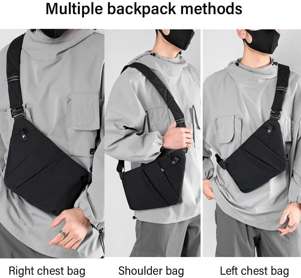 Sling Bag,North Carry Slim Sling Bag,Anti-Theft Waterproof Shoulder Bag Backpack