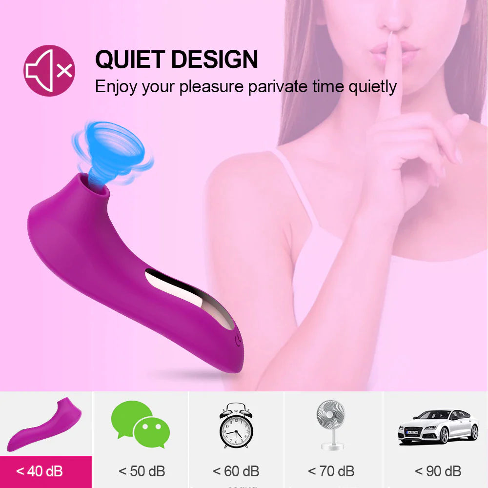 Clitoral Vacuum Stimulator and Vibrator for Women